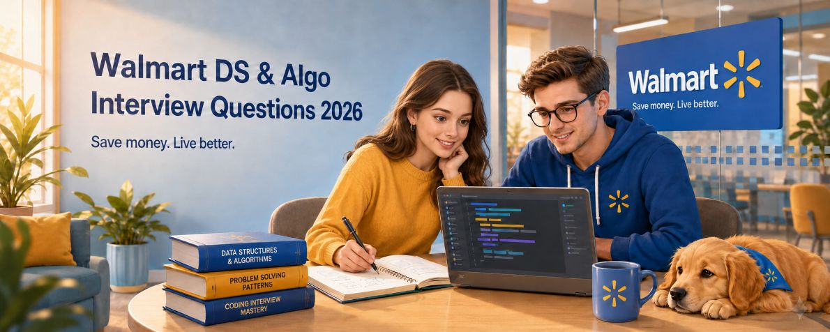 Walmart DS and Algo Round Interview Questions Asked in 2026