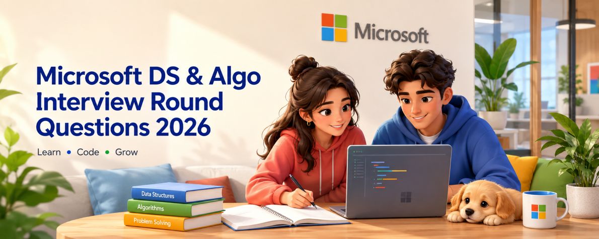 Microsoft DS and Algo interview preparation